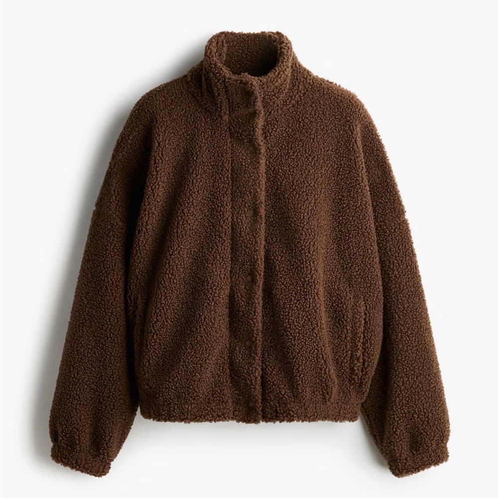 H&M Teddy Brown Jacket - Picture 2 of 7